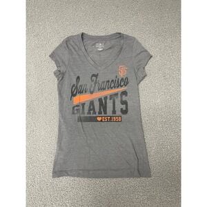 Genuine Merchandise V-Neck San Francisco Giants Baseball T-Shirt small